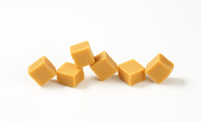 Chewy toffee candies