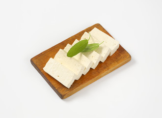Slices of fresh tofu