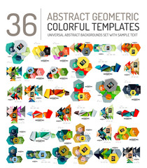 Collection of abstract backgrounds