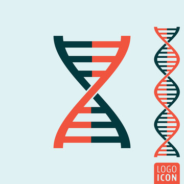 Dna Icon Isolated