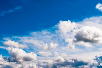 blue sky with clouds