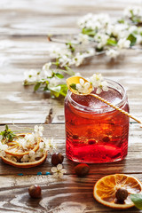 Layered homemade jam