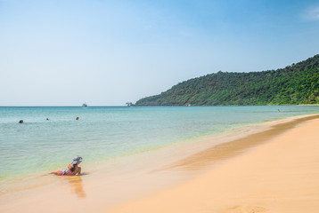 Fototapeta na wymiar Island in Cambodia