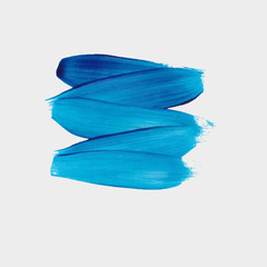 A dab of acrylic paint. 