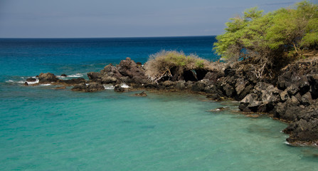 Between Wailalea Bay and Hapuna