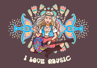 Beautiful card vector 