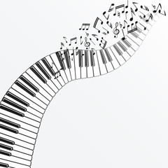 music background with piano © natbasil