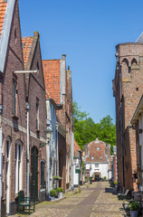 Obraz premium Narrow street in the historic center of Elburg