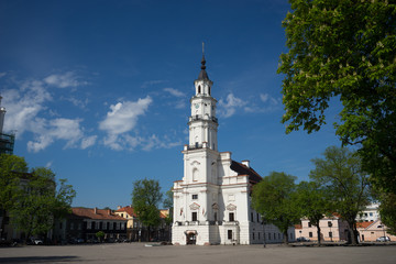 Fototapeta na wymiar The Town Hall of Kaunas