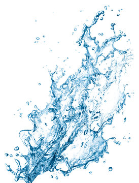 Water splashes. 3 D illustration