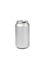 tin can isolated on white.