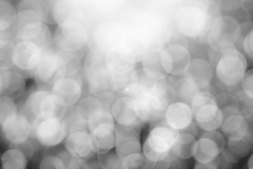 Black and white blurred bokeh