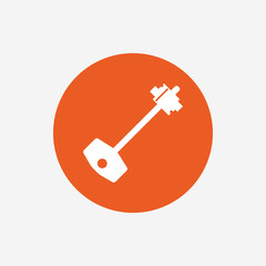 Key sign icon. Unlock tool symbol.