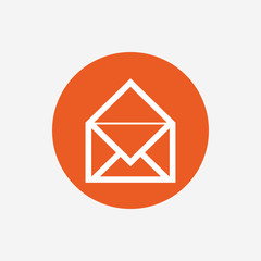 Mail icon. Envelope symbol. Message sign.