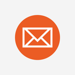 Mail icon. Envelope symbol. Message sign.