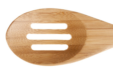 cropped image of a wooden spoon.