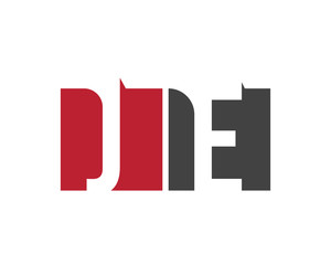 JE red square letter logo for  education, energy, events, enterprise, entertainment