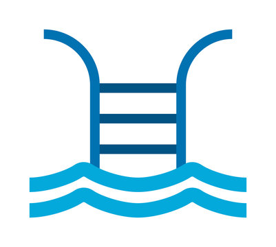 recommend clip art: Swimming pool sign vector illustration. 