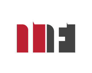 Obraz premium IF red square letter logo for factory, fashion, firm, foundation, federation