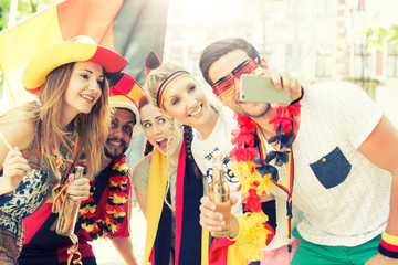 Deutsche Gruppe Fussballfans © drubig-photo