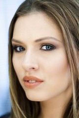 Obraz premium Beauty face with blue eyes