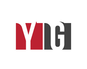 YG red square letter logo for  group, guard, generation, gallery, goods