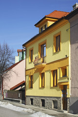 Street in Poprad. Slovakia
