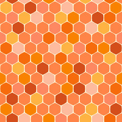 Honeycomb seamless pattern