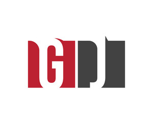 GJ red square letter logo for job, journal, justice, journey, jewelry