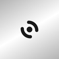 Smart phone vibrating icon