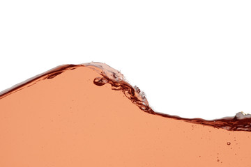 Rose wine splash - close up abstract background