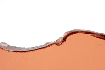 Rose wine splash - close up abstract background