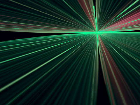 Abstract bright rays background - digitally generated image