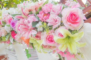 Wedding Flowers in Wedding Ceremony
