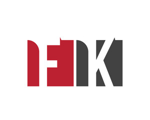 FK red square letter logo for kitchen, karaoke, king, kingdom, knowledge