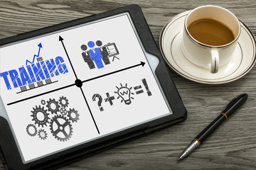 business training concept