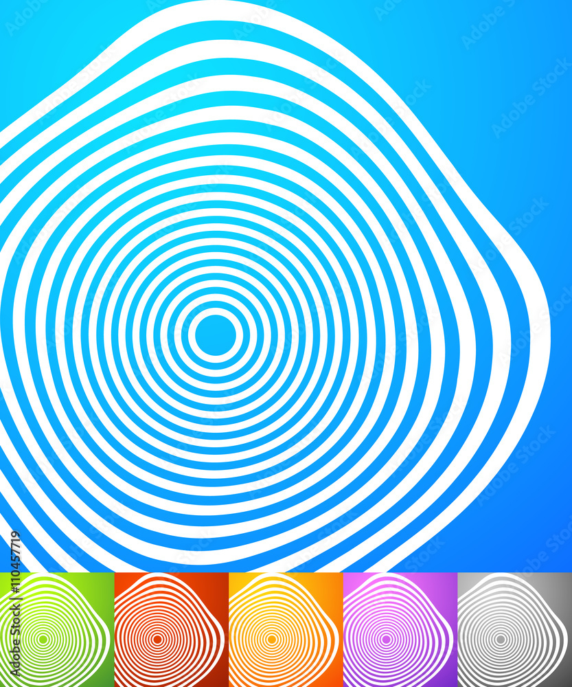 Leinwandbilder abstract background set. square format backgrounds with geometri