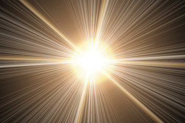 Obraz premium Abstract lens flare light over dark background