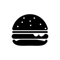 Cheeseburger icon. Vector illustration