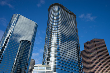 Obraz premium modern skyline in houston texas