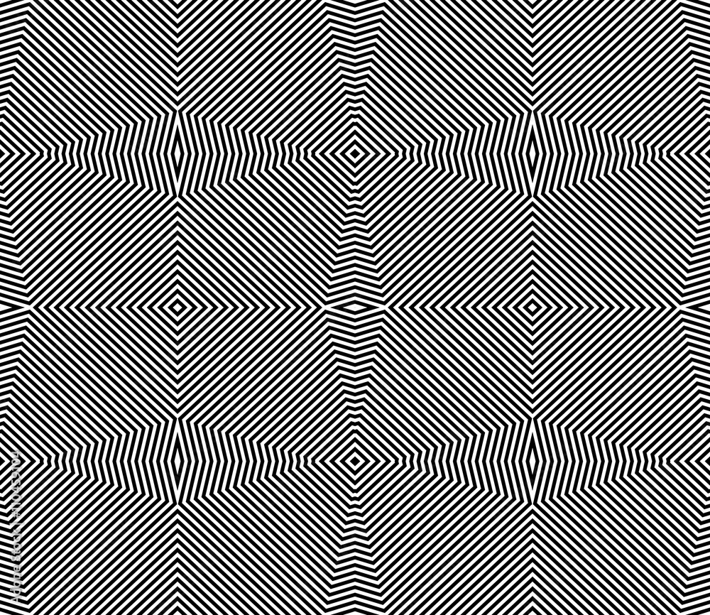 Poster Symmetric grid, mesh pattern. Seamlessly repeatable.