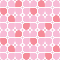 Seamless pattern background with pink color