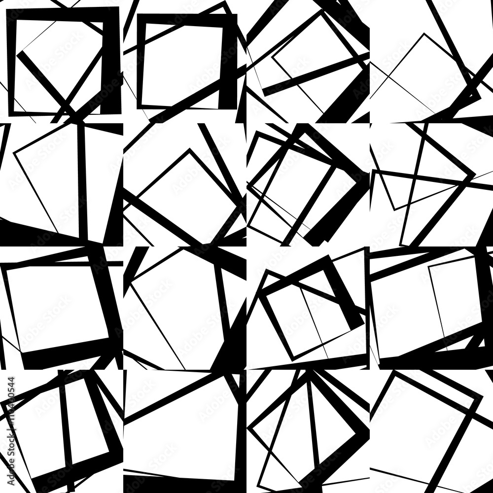 Poster mosaic of random, scattered lines.