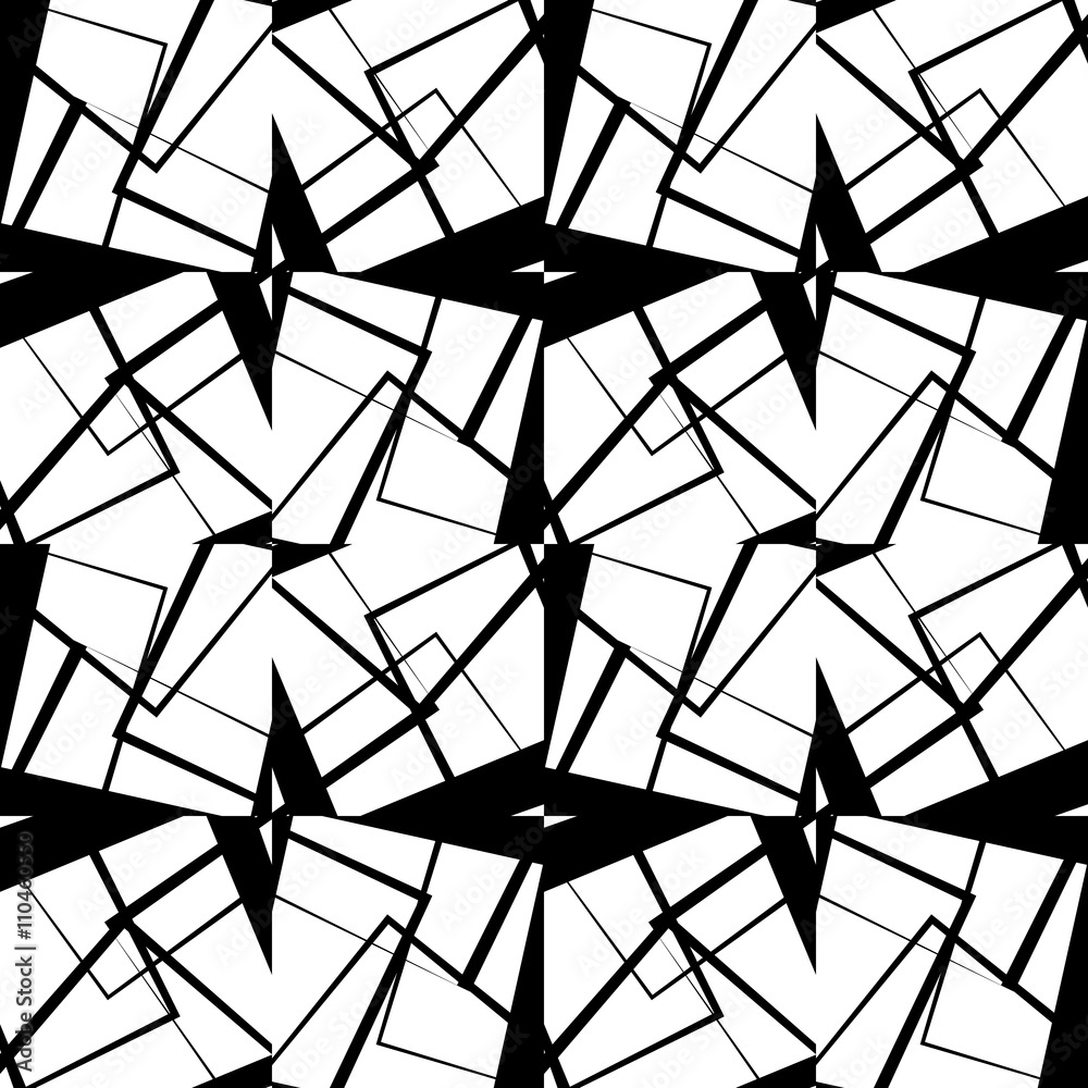 Poster mosaic of random, scattered lines.