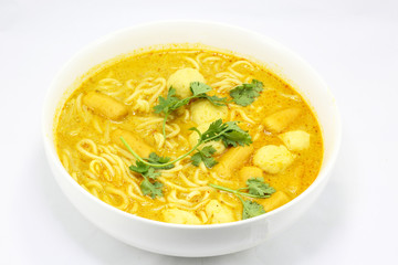 Noodle curry laksa