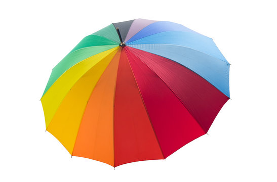 colorful umbrella Isolated