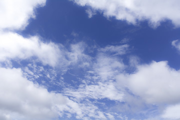 青い空と雲