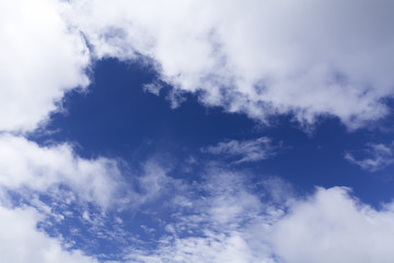 Obraz premium 青い空と雲