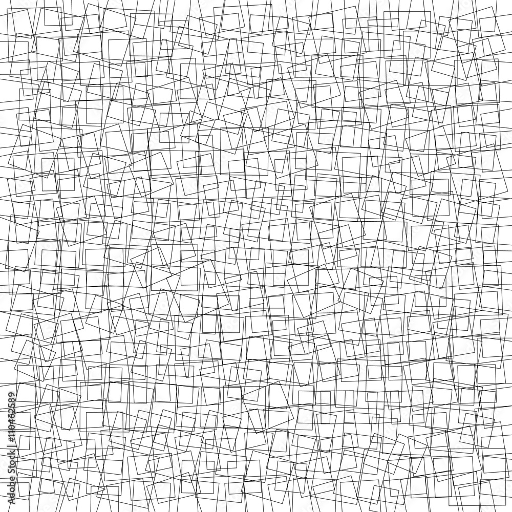 Aufkleber Grid, mesh texture - monochrome geometric pattern, backdrop