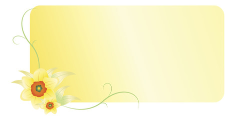 floral pattern greeting card illustration